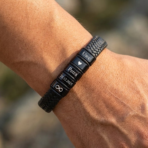 FAMILY PORTRAIT Magnetverschluss – dreiteilig verstellbar mit Gravur-Option