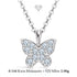 FARFALLA 14K GOLD Moissanit-Schmetterlingskette von UNIQAL aus vergoldetem 925 Silber – eine funkelnde Geschenkidee zu Weihnachten