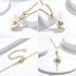 UNIQAL FLAMELLA vergoldete Halskette mit Premium Schmuckdetails und modernem Diamant Look