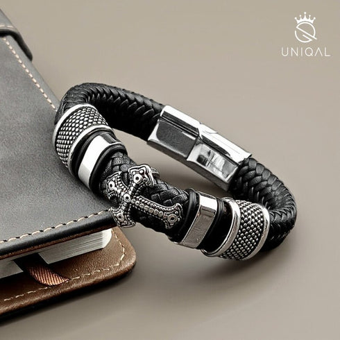 Uniqal GLORY im Business-Look – Symbol für Glaube und Stärke, perfektes Präsent zur Firmung oder als bedeutungsvolles Geschenk für Männer.