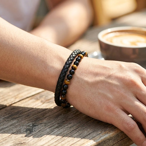 Uniqal TIGER EYE PASSION vielseitig kombinierbar mit weiteren Schmuckstücken, individueller Stil durch flexible Zusammenstellung