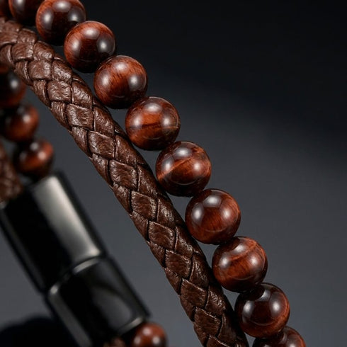 Uniqal PASSION BROWN kombiniert dunkle Flechtstruktur mit erdigen Farbtönen für eine markante und ausbalancierte Optik