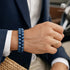Uniqal Luxus-Armband mit Lapis Lazuli – stilvolles Mineral-Design passend zu Anzug und Business-Look