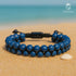 Uniqal Lapis Lazuli Kristallarmband – maritimes Schmuck Accessoire mit Urlaubsflair und spiritueller Energie