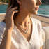 Uniqal LUXE V Damenkette als stilvoller Layering Schmuck mit feinem Pavé Funkeln