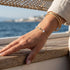 UNIQAL elegantes Moissanit Armband im exklusiven Yachtclub Stil mit warmer Goldoptik