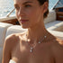 UNIQAL VELVET BLOSSOM Luxus Blumenkette inspiriert von modernem Pariser Premium Schmuck Design