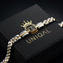 UNIQAL MARINO Anker Armband aus Edelstahl und Hämatit auf UNIQAL Schmuckbox – hochwertiges Unisex Armband in Silber, Gold und Anthrazit
