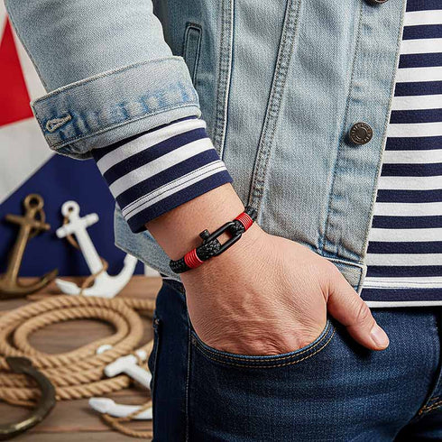 MOJO von UNIQAL als unisex Armband im urbanen Look mit maritimer Seele personalisierbare Geschenkidee
