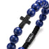 Elegantes UNIQAL Armband mit Lapislazuli und Kreuzsymbol als Ausdruck von Stil, Persönlichkeit und Bedeutung