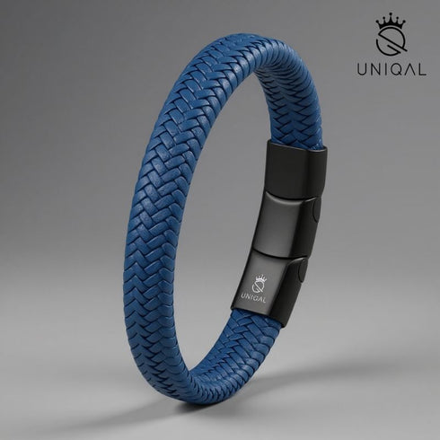 Geflochtenes Armband in kräftigem Blau – inspiriert von Leidenschaft, Teamgeist und Siegeswillen. Ein stilvolles Accessoire für alle, die ihre Farben mit Stolz tragen – ob auf dem Platz, im Stadion oder im Alltag. Uniqal