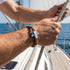 REGATTA maritimes Armband – markantes Accessoire mit weißen X-Akzenten