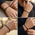 UNIQAL REGIO hochwertiges Naturholz Armband in mehreren Looks – schwarzer Schmuck für Alltag Freizeit und elegante Anlässe