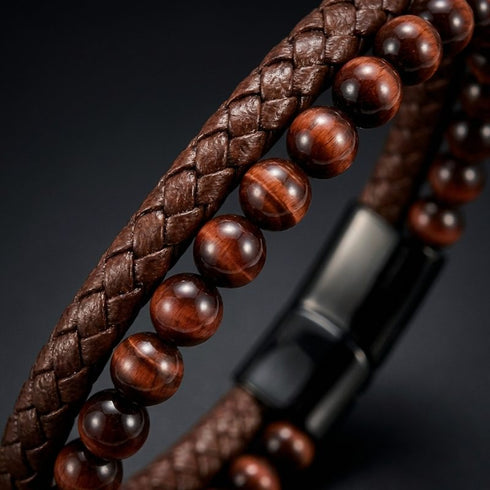 Uniqal PASSION BROWN mit stabiler Metallverbindung und integrierter Verlängerung sorgt für sicheren Halt und komfortables Anlegen