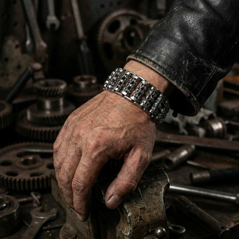 SKELETON KING Lifestyle – charakterstarkes Statement-Armband für Männer