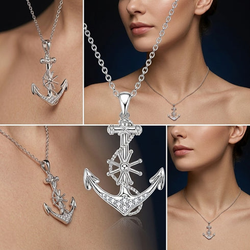 UNIQAL SPERANZA Silber Damenkette als Schmuckstück für Hoffnung, Orientierung und besondere Herzensmomente.