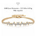 UNIQAL STELLARA Luxus Armband mit Moissanit Sternbild Design und 14K Goldoptik