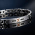 UNIQAL TITANO KERAMIK SILBER Gliederarmband mit architektonischer Form, klarer Struktur und kompromissloser Linienführung.