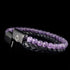 Amethyst Stein Lederarmband Damen Unisex Uniqal