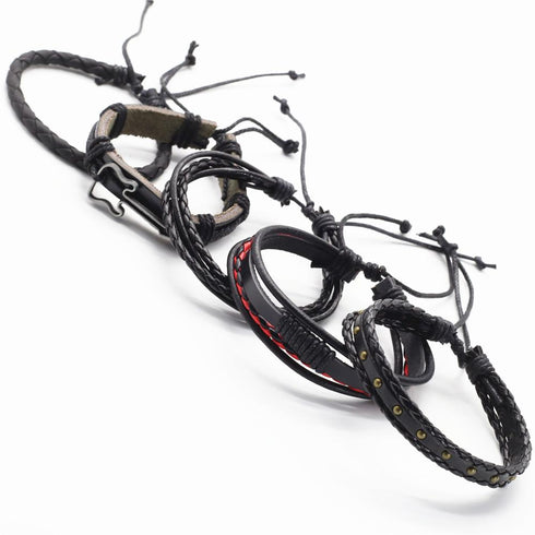 Armbandset in schwarz einzeln