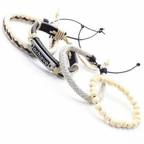 Einzeln Lederarmbänder Premium Damenarmband