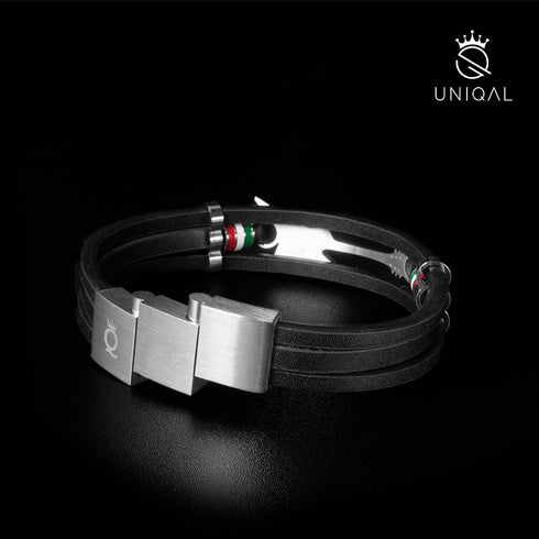 Lederarmband gittare Rock Herren Damen uniqal music