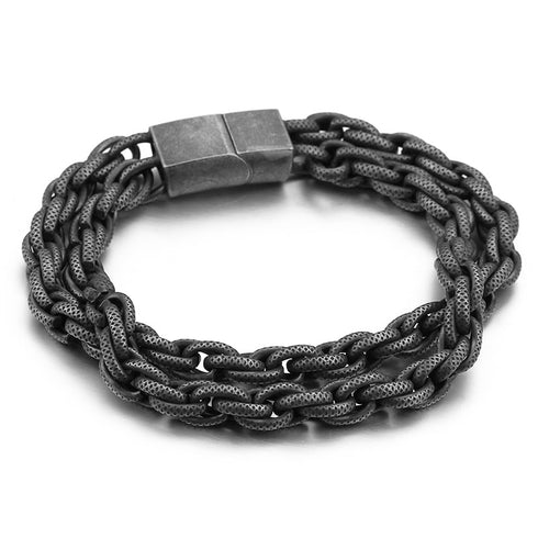 Gliederarmband königskettearmband uniqal stahlarmband edelstahl sale