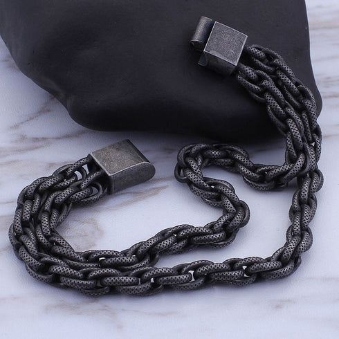 Gliederarmband königskettearmband uniqal stahlarmband edelstahl sale