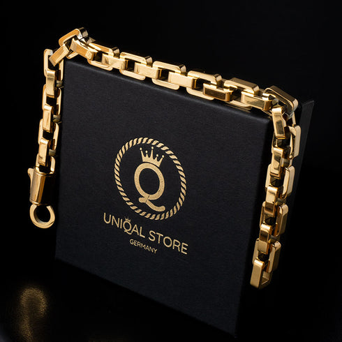 Gold königskette herren panzerkette Armband unisex