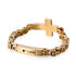 Kreuzarmband herren gold königskette vintage cross bracelet uniqal