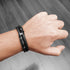 Lederarmband herren geflochten unisex leather bracelet uniqal