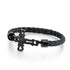 Armband mit Kreuz herren schwarz uniqal
