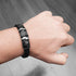 Lederarmband Herren Paare Unisex Magnetverschluss edelstahl Angebot Uniqal