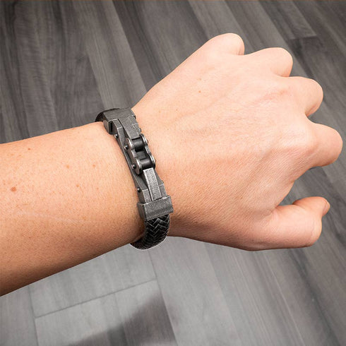 Lederarmband Herren Panzer magnet uniqal sale