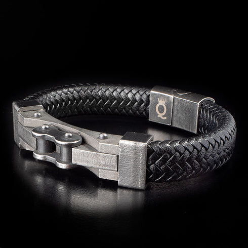 Lederarmband Herren Panzer magnet uniqal sale