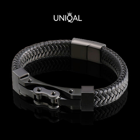 Lederarmband Herren Panzer magnet uniqal sale