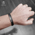 Lederarmband Herren schwarz magnetverschluss uniqal