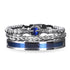 armband herren royal king zirkonia uniqal set