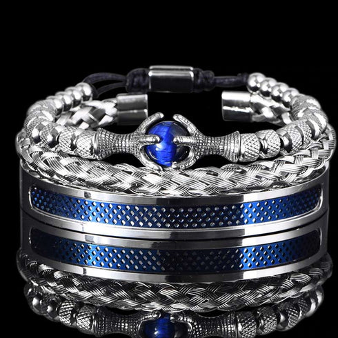 armband herren royal king zirkonia uniqal set