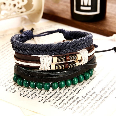 Schickes stapelbares Armbandset Trendy für Männer und Frauen Geburtstag