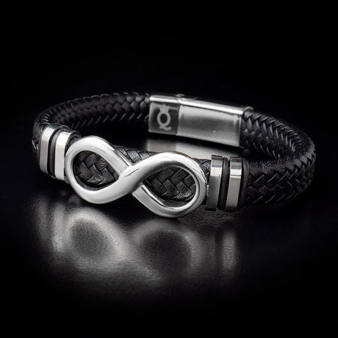 Silberarmband Unendlichkeit freundschaftsarmband herren damen endless bracelet uniqal