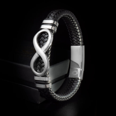 Silberarmband Unendlichkeit freundschaftsarmband herren damen endless bracelet uniqal