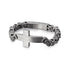 Kreuzarmband herren silber königskette vintage cross bracelet uniqal