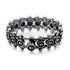 Totenkopf armband chain panzerkette edelstahl bracelet skull