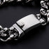 Totenkopf armband chain panzerkette edelstahl bracelet skull