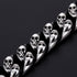 Totenkopf armband chain panzerkette edelstahl bracelet skull