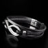 Unendlichkeitszeichen leder Armband herren damen unisex uniqal