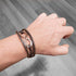Unendlichkeitszeichen leder Armband herren damen unisex uniqal