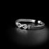armreif silver infinity unendlichkeit uniqal armband