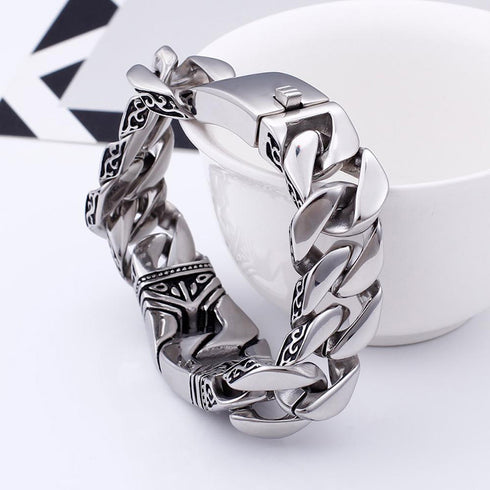 unendlichkeit inifnity armband herren bracelet endless chain kette uniqal